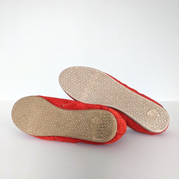 🇨🇦 🇪🇹 Oliberte Eloka Red Suede Loafer Fair Trade - Picture 10 of 12